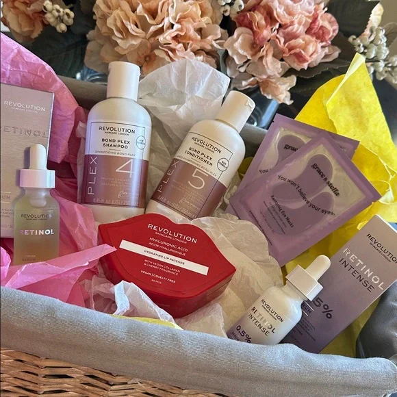 Revolution Beauty Set with Purple and Yellow Accents